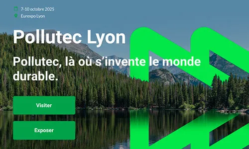 Retrouvez-nous au Salon Pollutec de Lyon Eurexpo, du 7 au 10 octobre 2025